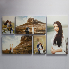 Панно на холсте Панно из разных фото на холсте спб